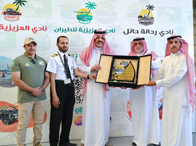 أمير منطقة حائل يدشن برامج وفعاليات نادي العزيزية للطيران