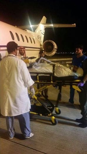 الإخلاء الطبي ينقل القحطاني للرياض