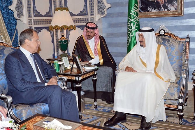 الأمير سلمان يستقبل وزير الخارجية الروسي