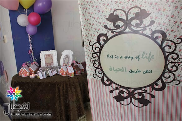 معرض أعمال الطالبات بالجبيل