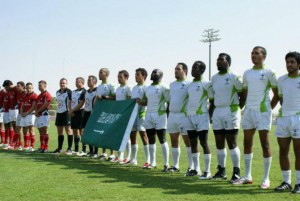 فريق الرقبي السعودي في أحد المشاركات الخارجية