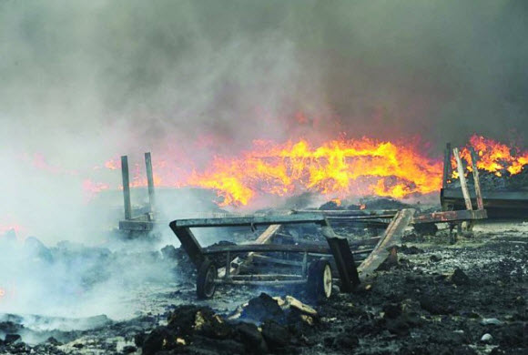 حريق حراج الدمام: تفاصيل الحادث