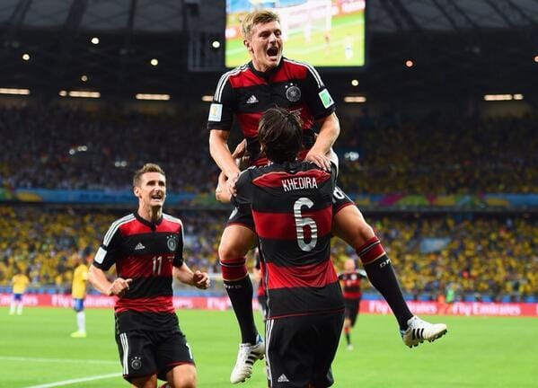 المنتخب الألماني يضرب البرازيل 7-1
