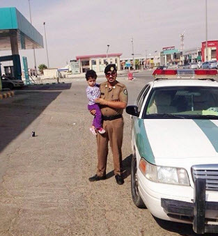 مرور الرياض: العثور على أسرة الطفلة
