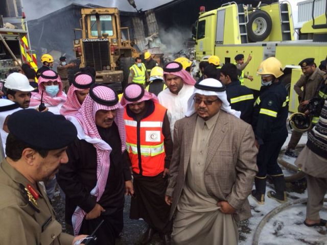 حريق مستودعات طبية بالباحة - تفاصيل الحادث