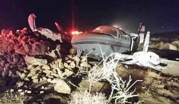 سقوط طائرة: نفاذ الوقود سبب الحادث