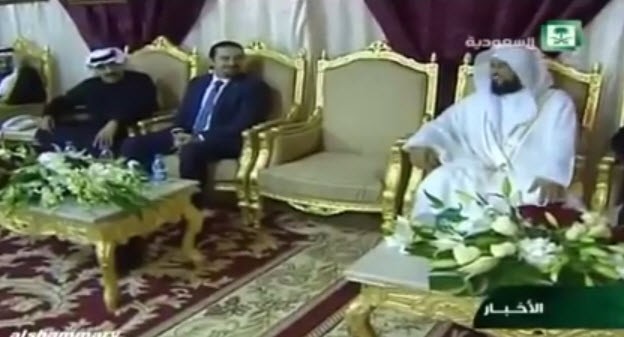 زيارة العريفي لخادم الحرمين: فيديو وصور