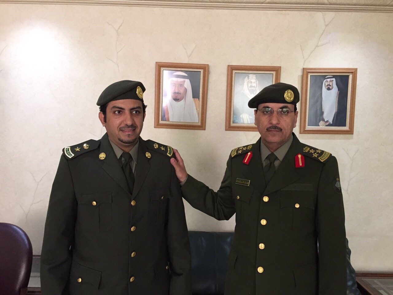 ترقية محمد الربع في جوازات الشرقية