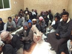 شرطة الدمام تداهم مواقع وافدين مخالفين