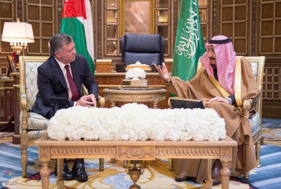 الملك سلمان وملك الأردن: مباحثات رسمية
