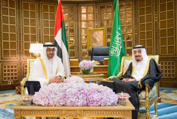مباحثات الملك سلمان ومحمد بن زايد