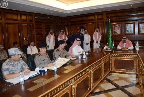 ولي ولي العهد يرأس اجتماعاً أمنياً
