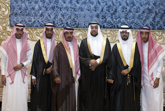 زواج مشعل بن سراء: احتفال عائلي