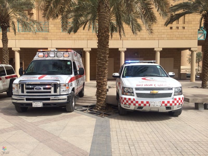 الهلال الأحمر يقدم خدمات إسعافية بالرياض