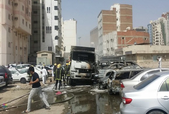 حريق سيارات مكة: تفاصيل الحادث