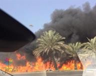 حريق ناقلة وقود الرياض: تفاصيل الحادث