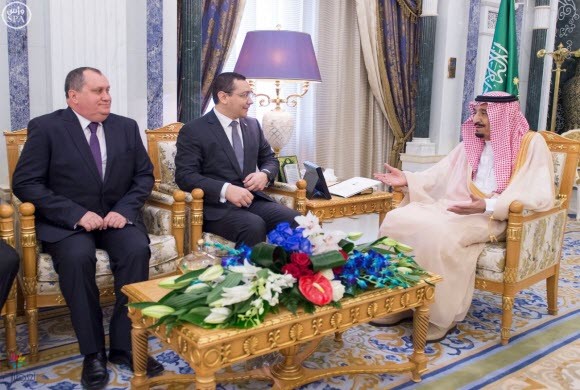 خادم الحرمين يستقبل رئيس الوزراء الروماني