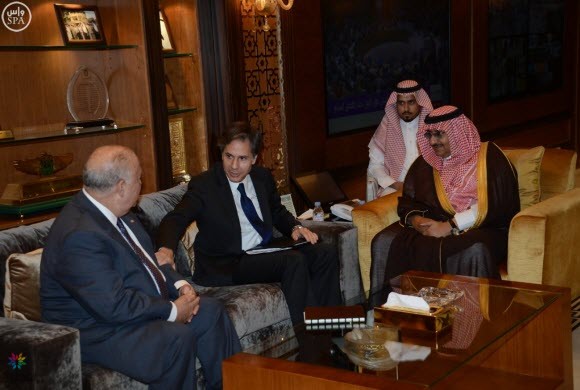 ولي ولي العهد يستقبل بلينكن: تفاصيل