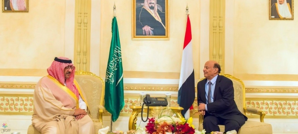 الرئيس اليمني يستقبل ولي ولي العهد