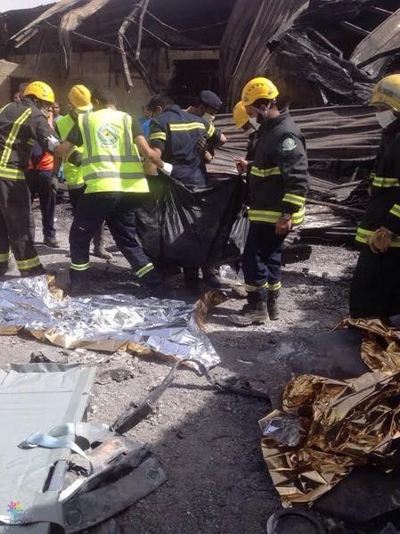 جثث مفقودي حريق تبوك: تفاصيل الحادث
