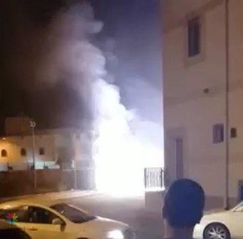 قط يتسبب بانفجار: مكة المكرمة (فيديو)