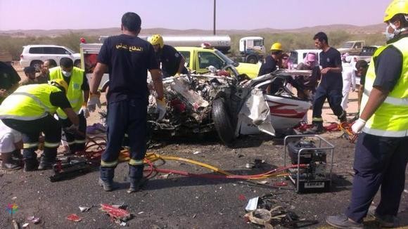 حادث تصادم الرياض خميس مشيط: وفاة 3 أشخاص