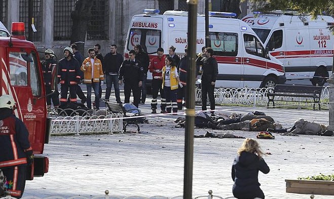 انفجار إسطنبول: 10 قتلى و20 جريحاً