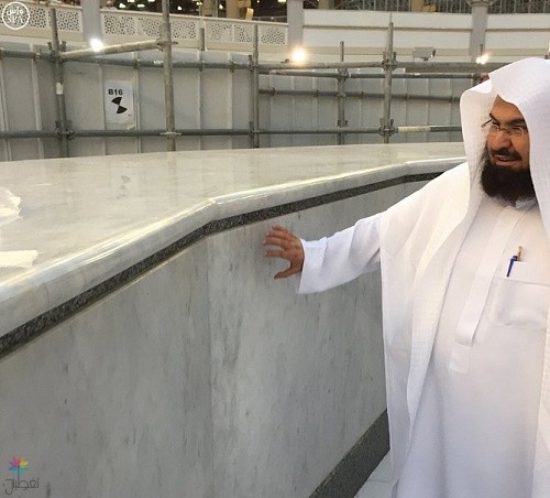 استبدال رخام الشاذروان للكعبة المشرفة: تفاصيل