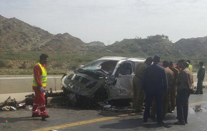 حادث مروري بعسير: 5 وفيات و3 إصابات