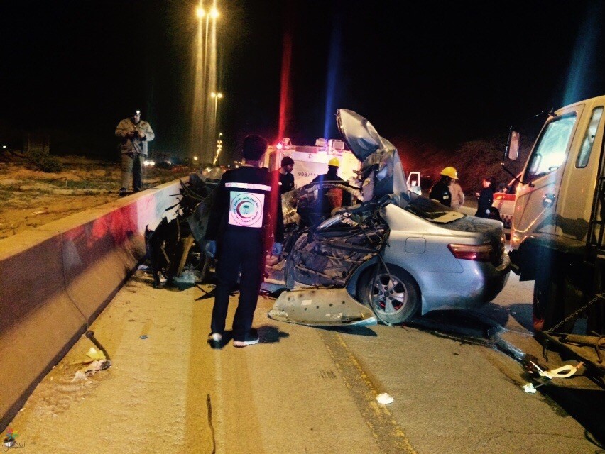 حادث بريدة: وفاة وإصابات على الدائري الغربي