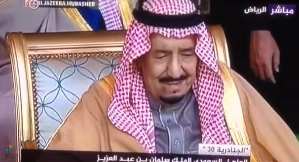 الملك سلمان في الجنادرية: تأثره بقصيدة الحارثي