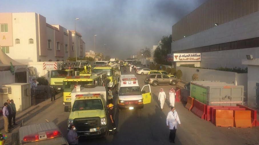 حريق مستشفى الحمادي بالرياض: تفاصيل الحادث