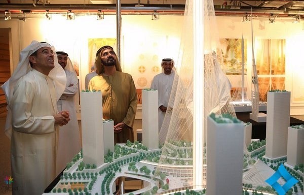 برج خور دبي: محمد بن راشد يختار التصميم