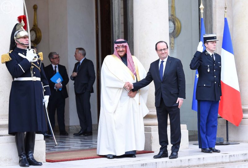 ولي العهد الفرنسي: استقبال وتكريم
