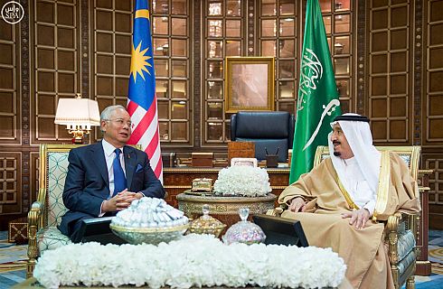 مباحثات الملك سلمان ورئيس وزراء ماليزيا