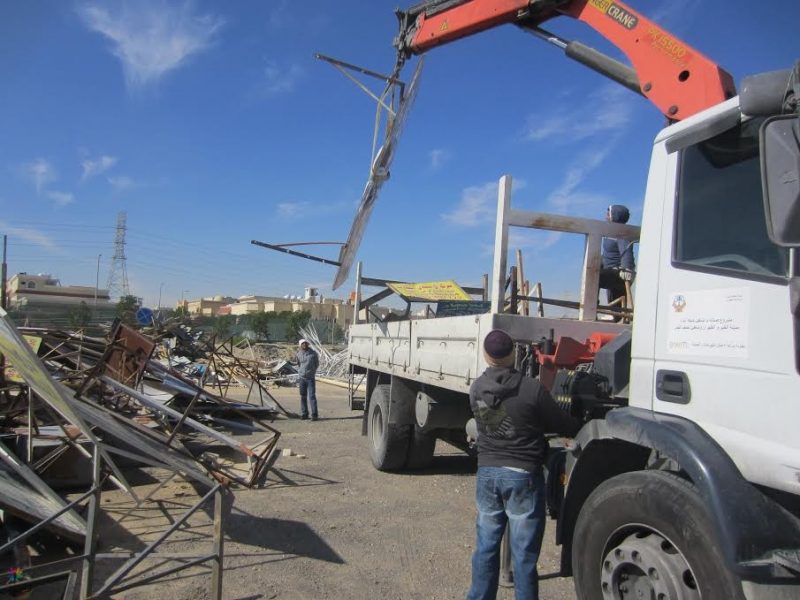 بلدية الظهران تزيل 587 حوش وشبك وخيمة