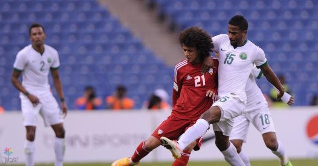 المنتخب السعودي يتعادل مع الإمارات