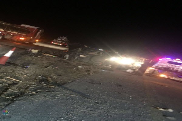حادث سير الرياض الدمام: وفاة وإصابات