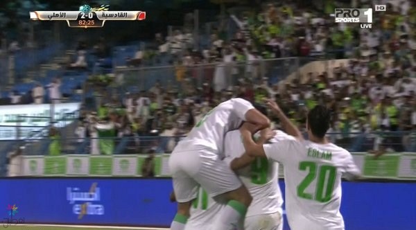 الأهلي يفوز على القادسية.. صدارة الدوري!