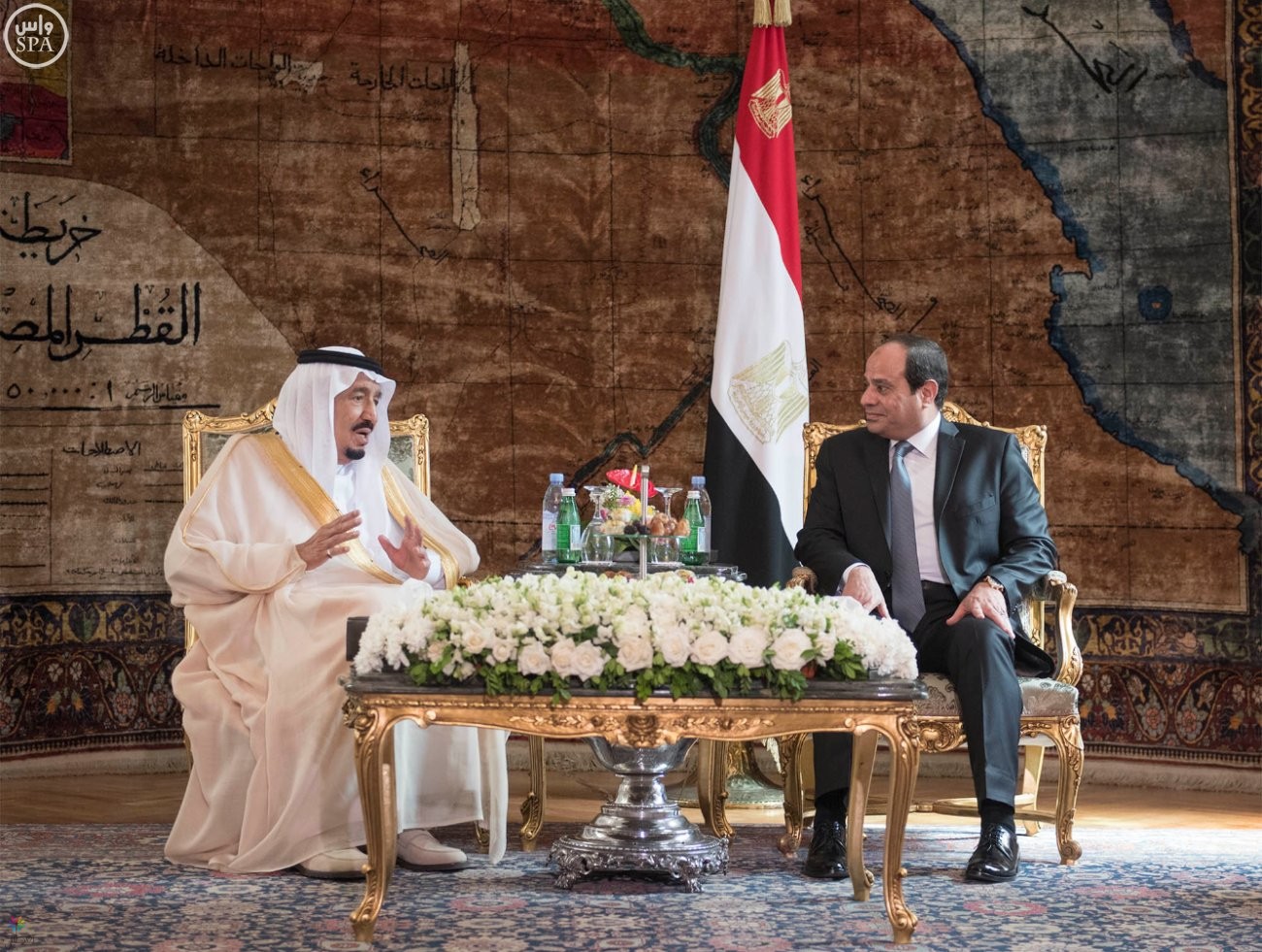 مباحثات الملك سلمان والسيسي في مصر