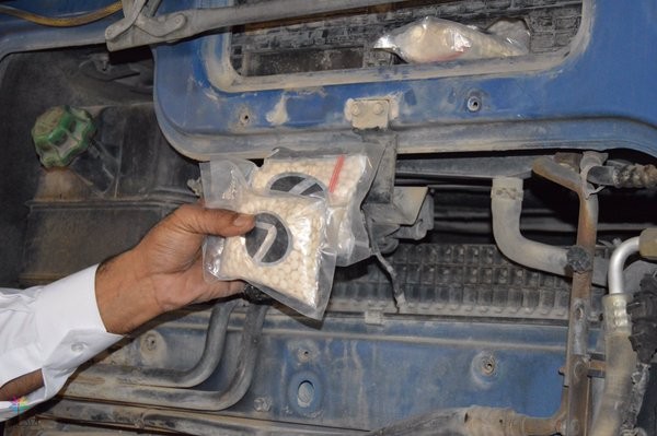إحباط تهريب مخدرات: 124 ألف حبة