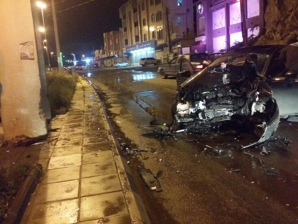 حوادث سير الباحة اليوم: 15 حادثًا