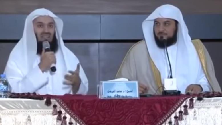 العريفي ومترجمه: موقف طريف بالصور