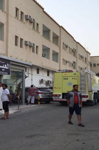حريق في الدمام: تفاصيل وإصابات