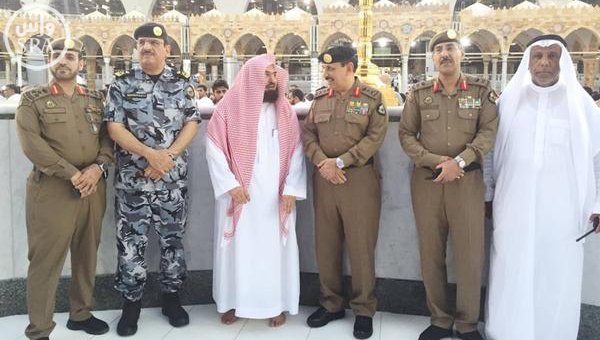 السديس يتفقد الأمن في المسجد الحرام