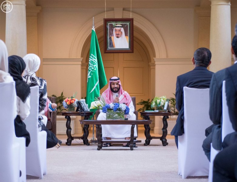 الأمير محمد بن سلمان يلتقي بالطلبة السعوديين