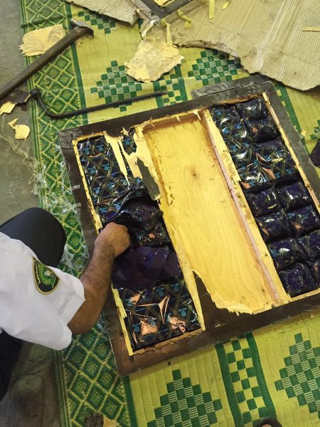 تهريب الكبتاجون في ضباء: إحباط محاولة كبيرة