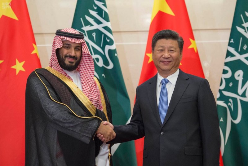 الرئيس الصيني يستقبل ولي ولي العهد