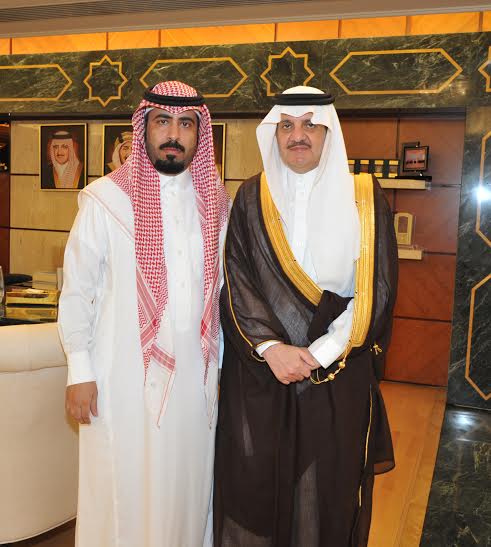 أمير الشرقية يستقبل شقيق الشهيد فيصل الحربي