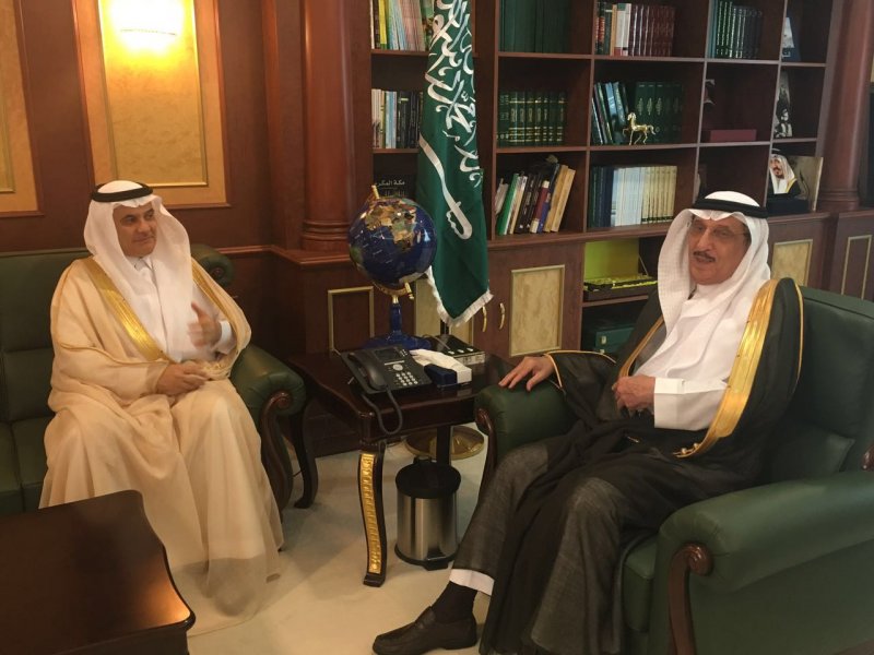 أمير جازان يستقبل وزير البيئة والمياه